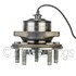 WE61375 by NTN - Wheel Bearing and Hub Assembly - Steel, Natural, with Wheel Studs