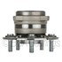 WE61383 by NTN - Wheel Bearing and Hub Assembly - Steel, Natural, with Wheel Studs