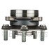 WE61414 by NTN - Wheel Bearing and Hub Assembly - Steel, Natural, with Wheel Studs