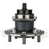 WE61435 by NTN - Wheel Bearing and Hub Assembly - Steel, Natural, with Wheel Studs