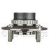 WE61455 by NTN - Wheel Bearing and Hub Assembly - Steel, Natural, with Wheel Studs