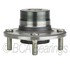WE61459 by NTN - Wheel Bearing and Hub Assembly - Steel, Natural, with Wheel Studs