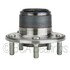 WE61451 by NTN - Wheel Bearing and Hub Assembly - Steel, Natural, with Wheel Studs
