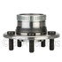 WE61452 by NTN - Wheel Bearing and Hub Assembly - Steel, Natural, with Wheel Studs