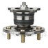 WE61453 by NTN - Wheel Bearing and Hub Assembly - Steel, Natural, with Wheel Studs