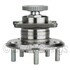 WE61470 by NTN - Wheel Bearing and Hub Assembly - Steel, Natural, with Wheel Studs