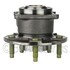 WE61476 by NTN - Wheel Bearing and Hub Assembly - Steel, Natural, with Wheel Studs