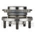 WE61464 by NTN - Wheel Bearing and Hub Assembly - Steel, Natural, with Wheel Studs