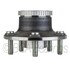 WE61465 by NTN - Wheel Bearing and Hub Assembly - Steel, Natural, with Wheel Studs
