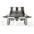 WE61466 by NTN - Wheel Bearing and Hub Assembly - Steel, Natural, with Wheel Studs