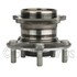 WE61486 by NTN - Wheel Bearing and Hub Assembly - Steel, Natural, with Wheel Studs