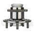 WE61501 by NTN - Wheel Bearing and Hub Assembly - Steel, Natural, with Wheel Studs