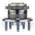 WE61493 by NTN - Wheel Bearing and Hub Assembly - Steel, Natural, with Wheel Studs