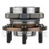 WE61517 by NTN - Wheel Bearing and Hub Assembly - Steel, Natural, with Wheel Studs