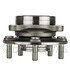 WE61518 by NTN - Wheel Bearing and Hub Assembly - Steel, Natural, with Wheel Studs