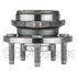WE61521 by NTN - Wheel Bearing and Hub Assembly - Steel, Natural, with Wheel Studs