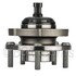 WE61531 by NTN - Wheel Bearing and Hub Assembly - Steel, Natural, with Wheel Studs