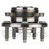 WE61532 by NTN - Wheel Bearing and Hub Assembly - Steel, Natural, with Wheel Studs