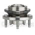 WE61541 by NTN - Wheel Bearing and Hub Assembly - Steel, Natural, with Wheel Studs
