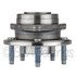 WE61548 by NTN - Wheel Bearing and Hub Assembly - Steel, Natural, with Wheel Studs