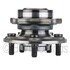 WE61565 by NTN - Wheel Bearing and Hub Assembly - Steel, Natural, with Wheel Studs