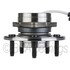 WE61560 by NTN - Wheel Bearing and Hub Assembly - Steel, Natural, with Wheel Studs