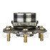 WE61568 by NTN - Wheel Bearing and Hub Assembly - Steel, Natural, with Wheel Studs