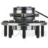 WE61572 by NTN - Wheel Bearing and Hub Assembly - Steel, Natural, with Wheel Studs