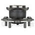 WE61617 by NTN - Wheel Bearing and Hub Assembly - Steel, Natural, with Wheel Studs