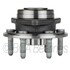 WE61626 by NTN - Wheel Bearing and Hub Assembly - Steel, Natural, with Wheel Studs