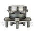 WE61648 by NTN - Wheel Bearing and Hub Assembly - Steel, Natural, with Wheel Studs