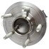 WE60461 by NTN - Wheel Bearing and Hub Assembly - Steel, Natural, with Wheel Studs