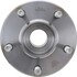 WE60702 by NTN - Wheel Bearing and Hub Assembly - Steel, Natural, with Wheel Studs