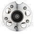 WE61058 by NTN - Wheel Bearing and Hub Assembly - Steel, Natural, with Wheel Studs