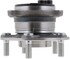 WE61801 by NTN - Wheel Bearing and Hub Assembly - Steel, Natural, with Wheel Studs