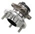 WE61870 by NTN - Wheel Bearing and Hub Assembly - Steel, Natural, with Wheel Studs