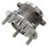 WE61877 by NTN - Wheel Bearing and Hub Assembly - Steel, Natural, with Wheel Studs