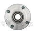 WE60540 by NTN - Wheel Bearing and Hub Assembly - Steel, Natural, with Wheel Studs