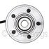 WE60726 by NTN - Wheel Bearing and Hub Assembly - Steel, Natural, with Wheel Studs