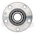 WE60728 by NTN - Wheel Bearing and Hub Assembly - Steel, Natural, without Wheel Studs