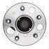 WE60707 by NTN - Wheel Bearing and Hub Assembly - Steel, Natural, with Wheel Studs