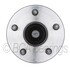 WE60734 by NTN - Wheel Bearing and Hub Assembly - Steel, Natural, with Wheel Studs