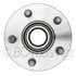 WE60743 by NTN - Wheel Bearing and Hub Assembly - Steel, Natural, with Wheel Studs