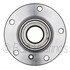 WE60769 by NTN - Wheel Bearing and Hub Assembly - Steel, Natural, without Wheel Studs