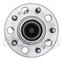 WE60771 by NTN - Wheel Bearing and Hub Assembly - Steel, Natural, with Wheel Studs