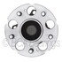 WE60846 by NTN - Wheel Bearing and Hub Assembly - Steel, Natural, with Wheel Studs