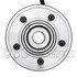 WE60853 by NTN - Wheel Bearing and Hub Assembly - Steel, Natural, with Wheel Studs