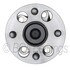 WE60890 by NTN - Wheel Bearing and Hub Assembly - Steel, Natural, with Wheel Studs