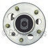 WE60888 by NTN - Wheel Bearing and Hub Assembly - Steel, Natural, with Wheel Studs