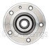 WE60911 by NTN - Wheel Bearing and Hub Assembly - Steel, Natural, without Wheel Studs